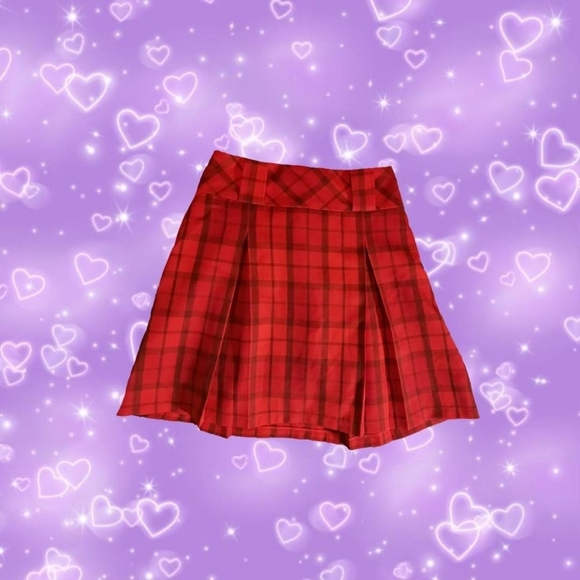 plaid school girl skirt - Picture 1 of 2